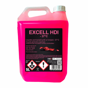 liquide de refroidissement permanent 37°c excell hdi
