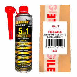 additif 5 en 1 nettoyant fap diesel 500ml roadcar select