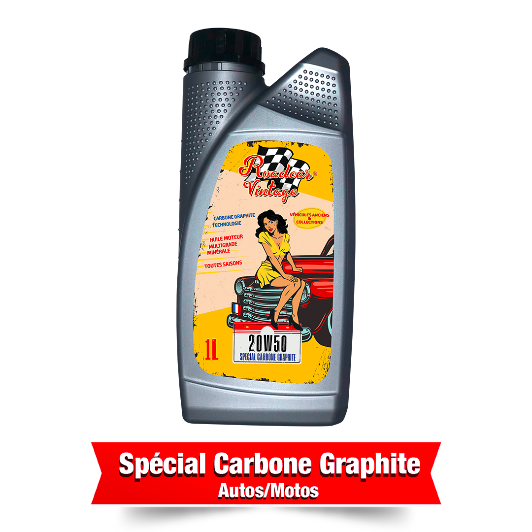 huile moteur 20w50 carbone graphite autos/motos 1l roadcar vintage huile moteur 20w50 carbone graphite autos/motos 1l roadcar vintage