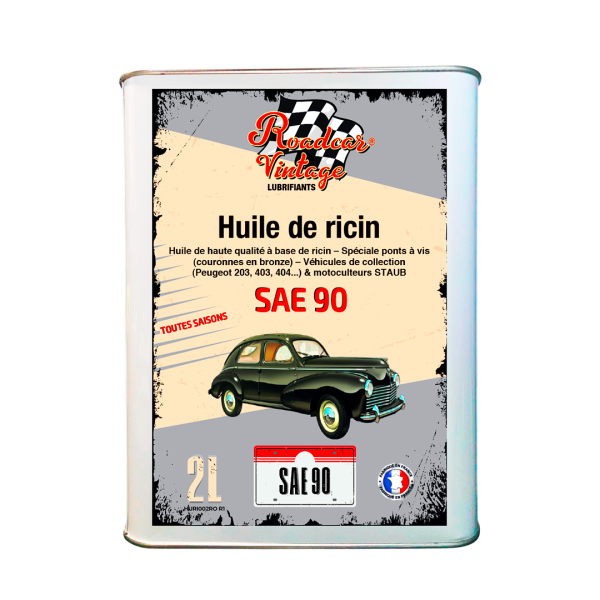 huile de ricin pour boîtes et ponts (peugeot, motoculteurs staub & autres) 2l huile de ricin pour boîtes et ponts (peugeot, motoculteurs staub & autres) 2l
