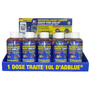VGBlue Curatif Additif pour AdBlue – 1 carton de 15 flacons (15x250ml) - Anti Cristallisation SCR