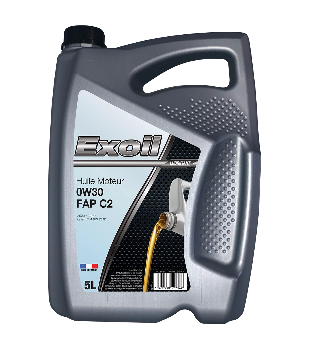 Exoil 0W30 C2 – Huile Moteur – Image 3