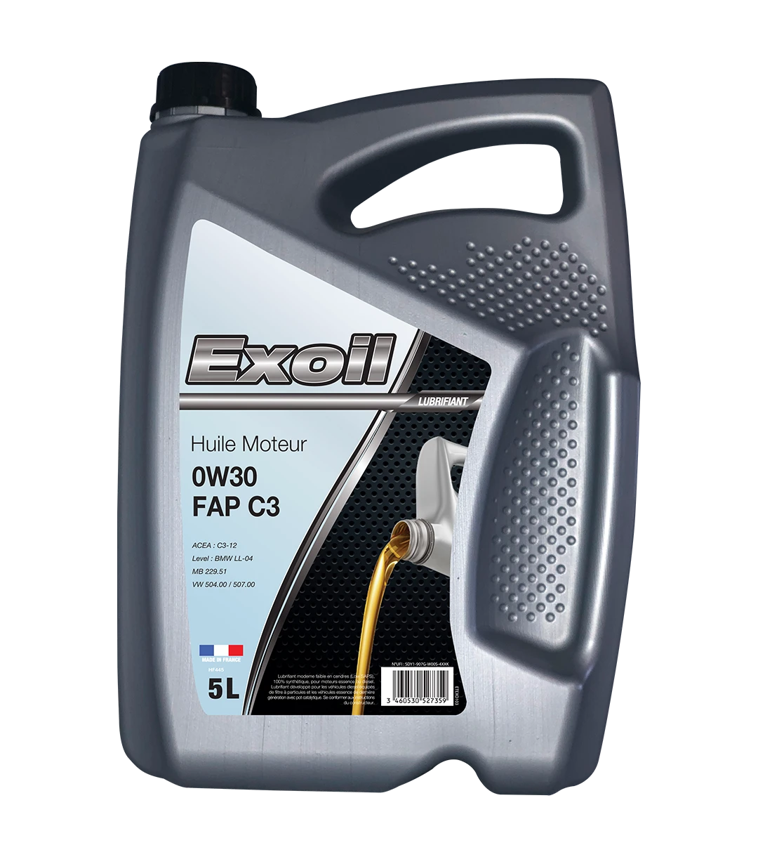 Exoil 0W30 C3 – Huile Moteur – Image 3