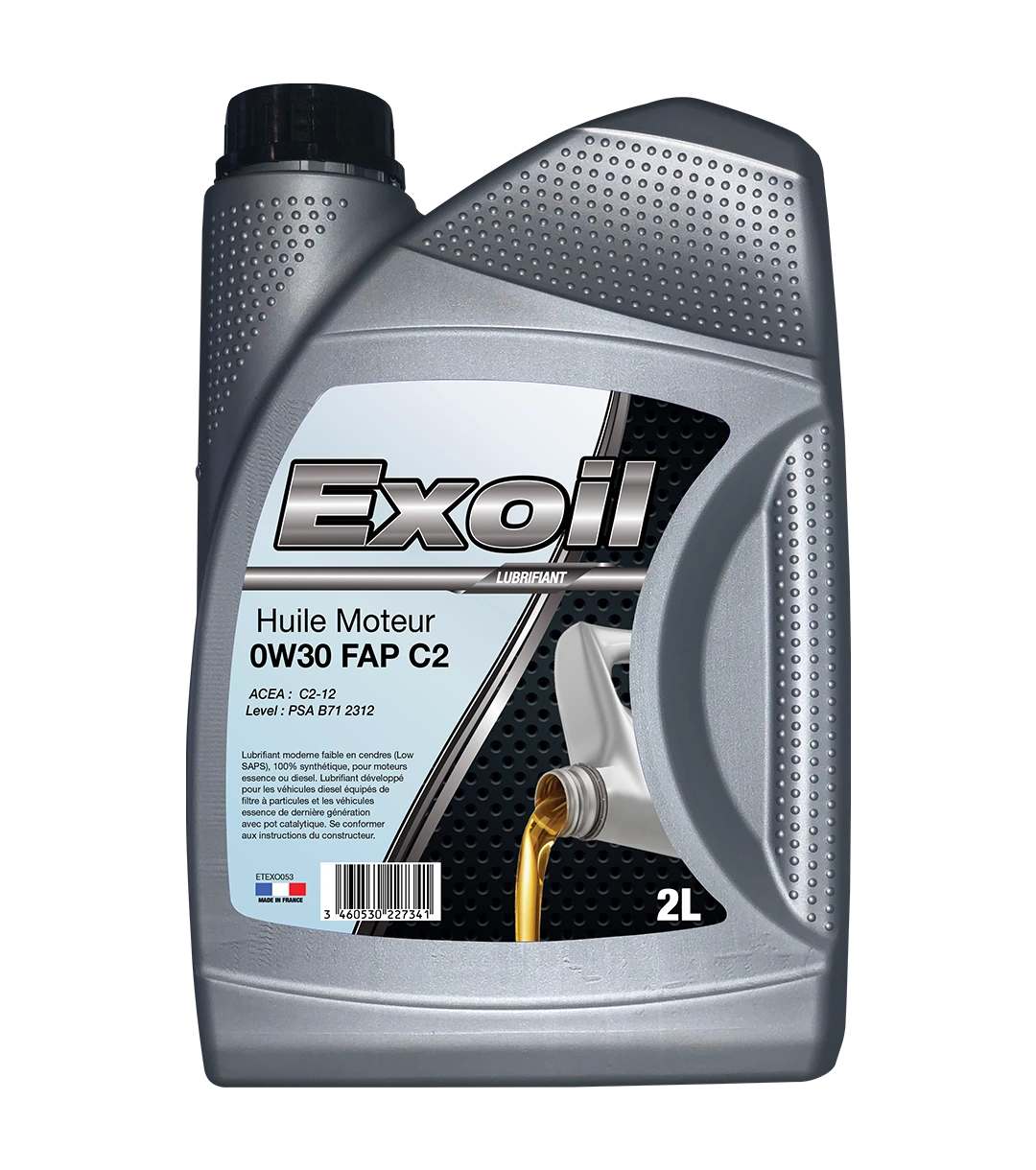 Exoil 0W30 C2 – Huile Moteur – Image 2